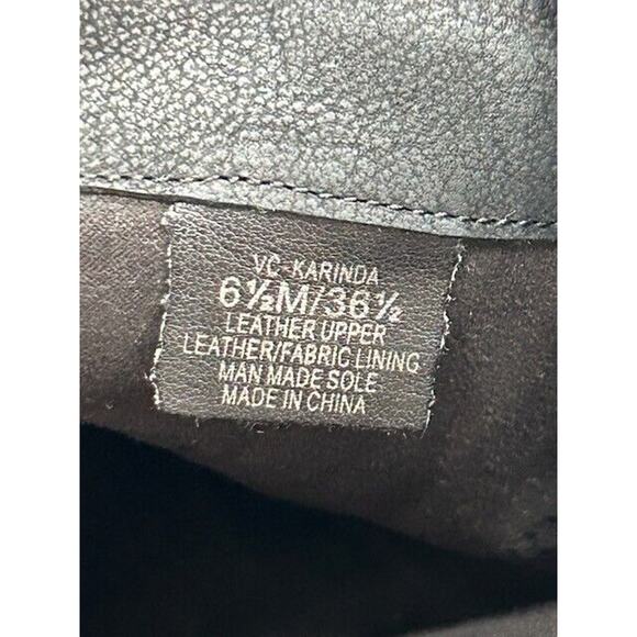 Vince Camuto Womens Karinda Over the Knee Boots Zip Up Leather Black Size 6.5M - Picture 14 of 14